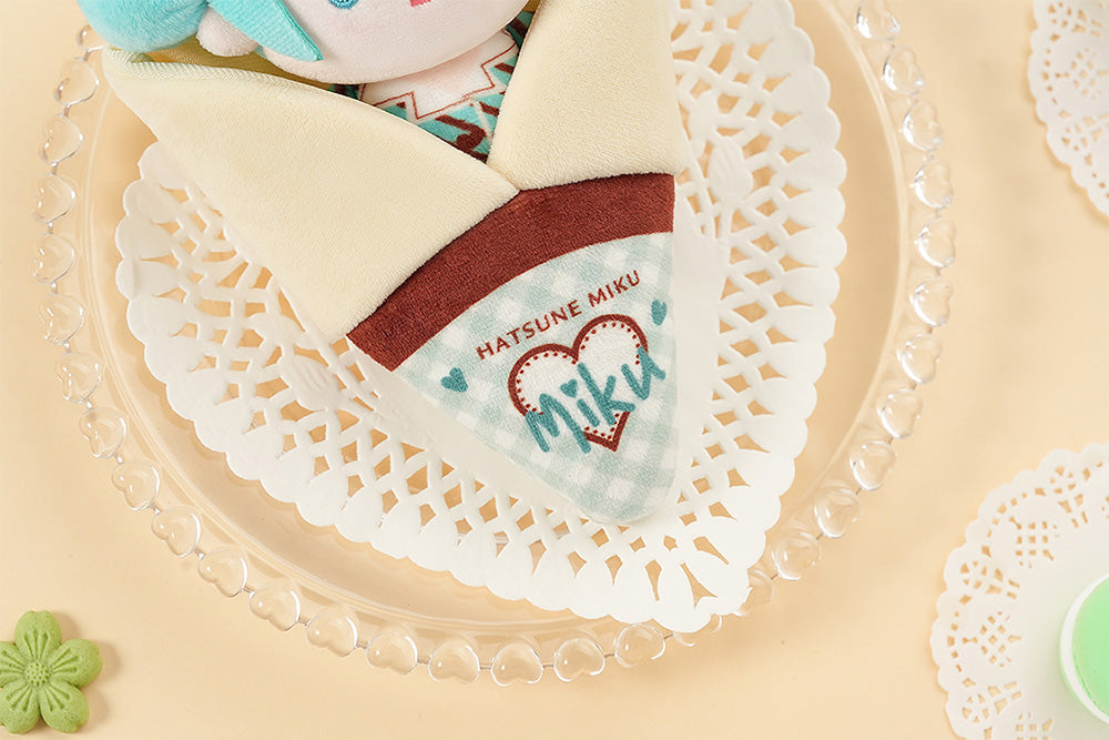 Character Vocal Series 01: Hatsune Miku Crepe Mascot Keychain Plush - A